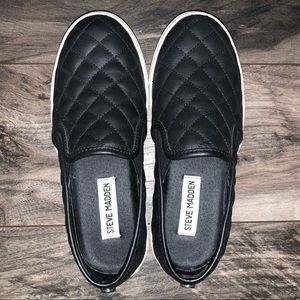 Steve Madden Ecentrcq Black (Size 5)